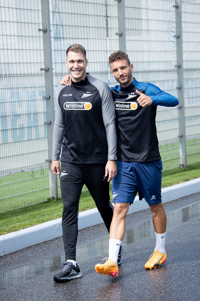 Открытая тренировка ФК «Зенит» перед матчем с «Ростовом»