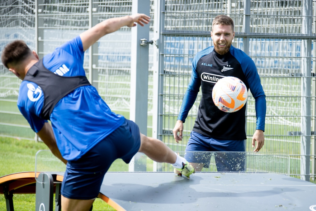 Открытая тренировка ФК «Зенит» перед матчем с «Ростовом»