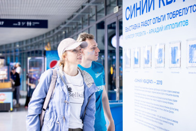 Выставка «Синий квадрат» на «Газпром Арене»