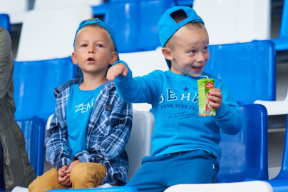 Болельщики на матче «Зенит»-2 — «Чертаново»