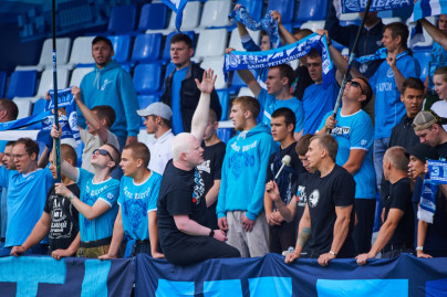 Болельщики на матче «Зенит»-2 — «Чертаново»