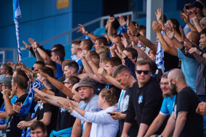 Болельщики на матче «Зенит»-2 — «Чертаново»