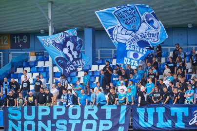 Болельщики на матче «Зенит»-2 — «Чертаново»