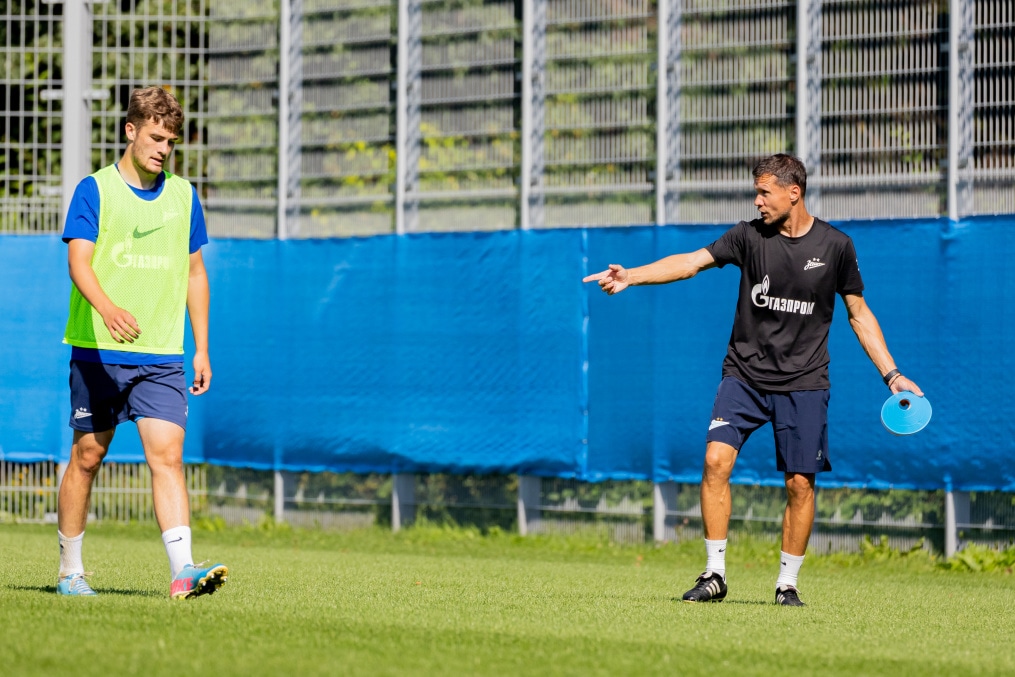 Тренировка «Зенит»-2 перед матчем с «Динамо»