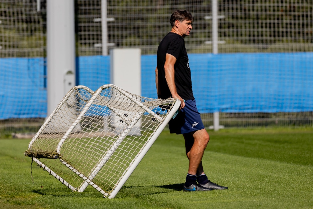 Тренировка «Зенит»-2 перед матчем с «Динамо»