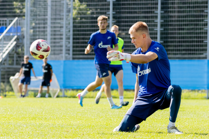 Тренировка «Зенит»-2 перед матчем с «Динамо»