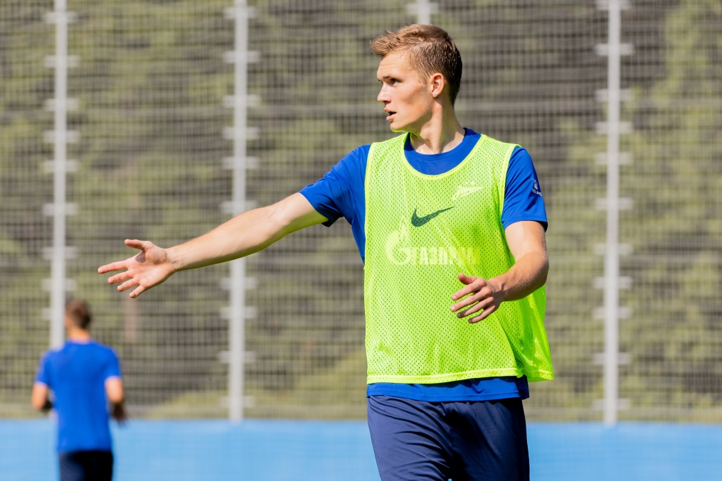 Тренировка «Зенит»-2 перед матчем с «Динамо»