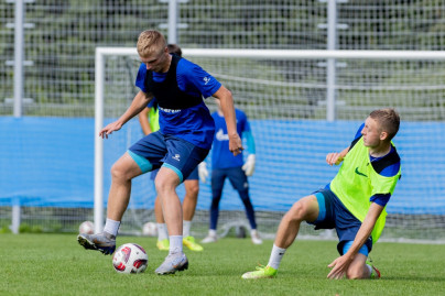 Тренировка «Зенит»-2 перед матчем с «Динамо»