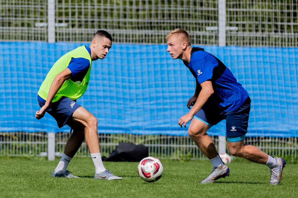 Тренировка «Зенит»-2 перед матчем с «Динамо»