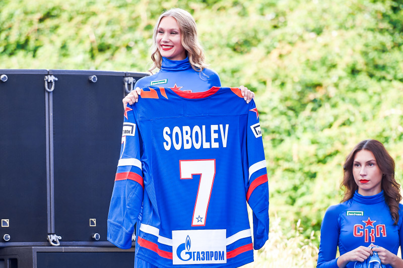 Александр Соболев в «Зените»: презентация игрока на презентации ХК СКА