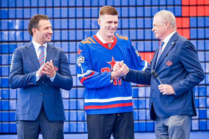 Александр Соболев в «Зените»: презентация игрока на презентации ХК СКА