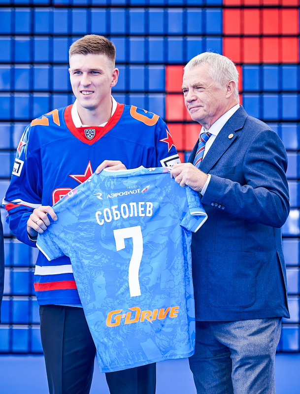 Александр Соболев в «Зените»: презентация игрока на презентации ХК СКА