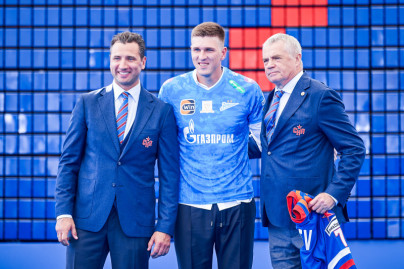 Александр Соболев в «Зените»: презентация игрока на презентации ХК СКА