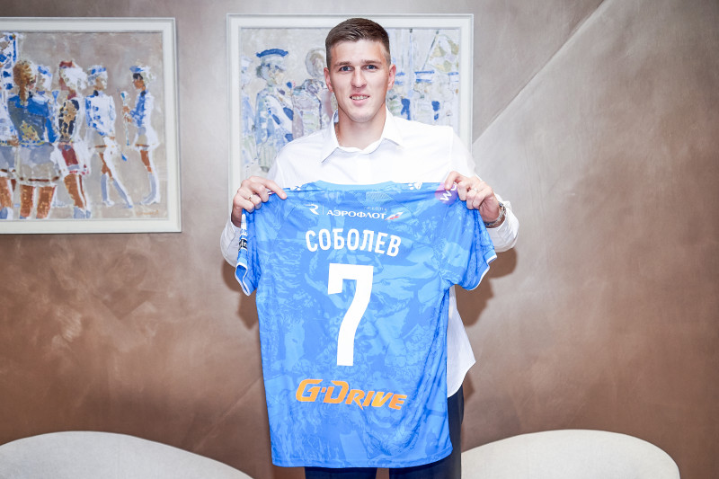 Александр Соболев в «Зените»: презентация игрока на презентации ХК СКА