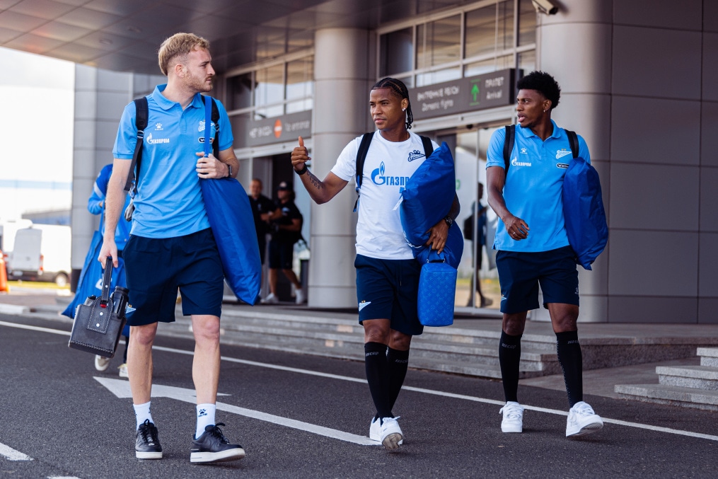 Вылет «Зенита» на матч с «Пари НН» в Нижний Новгород