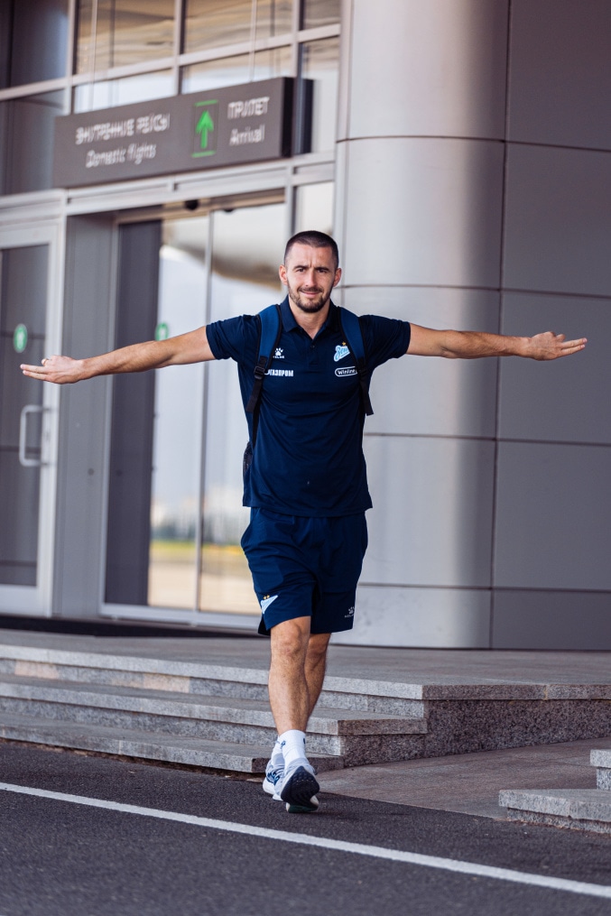 Вылет «Зенита» на матч с «Пари НН» в Нижний Новгород