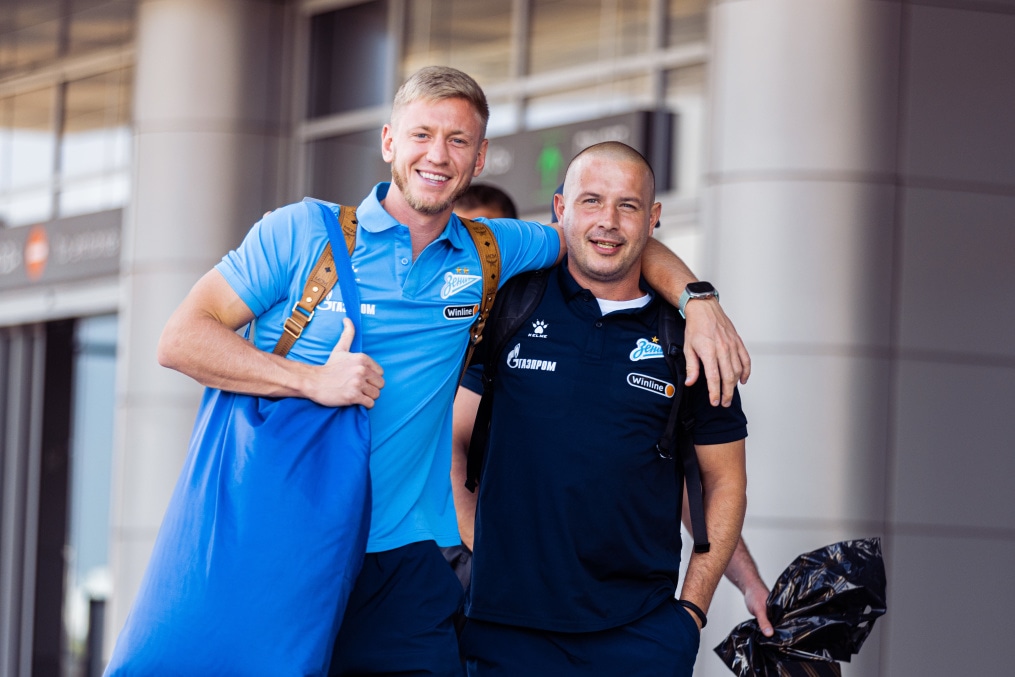 Вылет «Зенита» на матч с «Пари НН» в Нижний Новгород