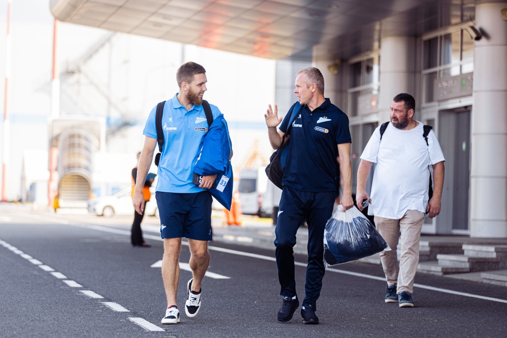 Вылет «Зенита» на матч с «Пари НН» в Нижний Новгород