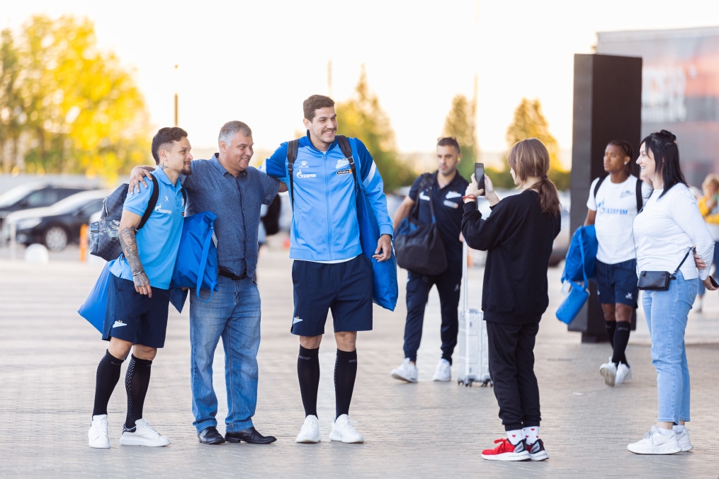Вылет «Зенита» на матч с «Пари НН» в Нижний Новгород