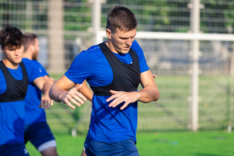 Александр Соболев в «Зените»: первая тренировка с командой