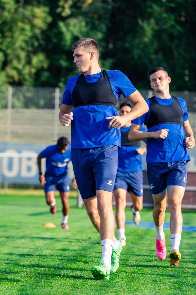 Александр Соболев в «Зените»: первая тренировка с командой