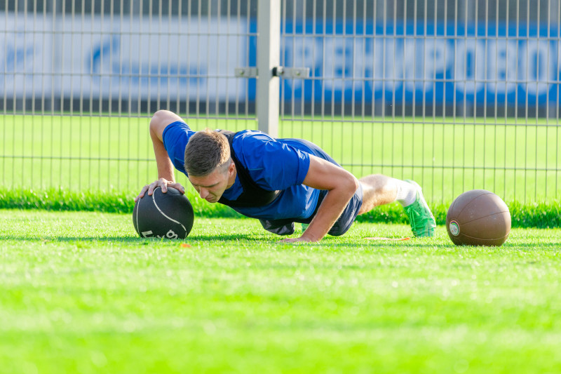 Александр Соболев в «Зените»: первая тренировка с командой