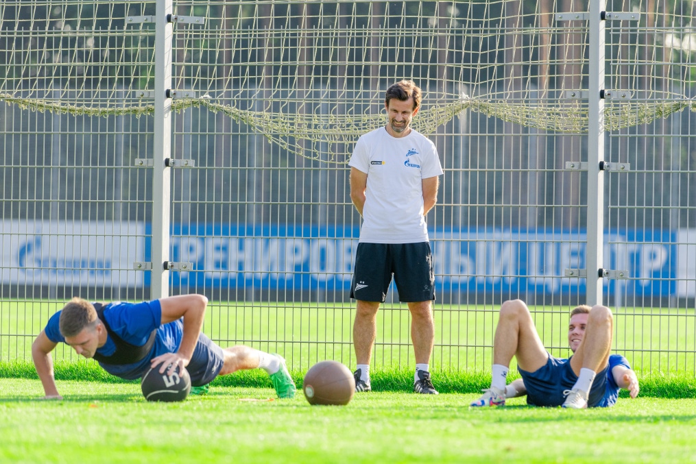 Александр Соболев в «Зените»: первая тренировка с командой