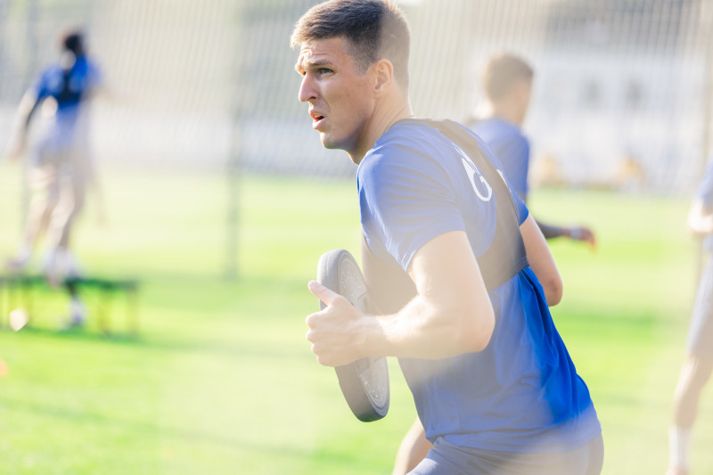 Александр Соболев в «Зените»: первая тренировка с командой