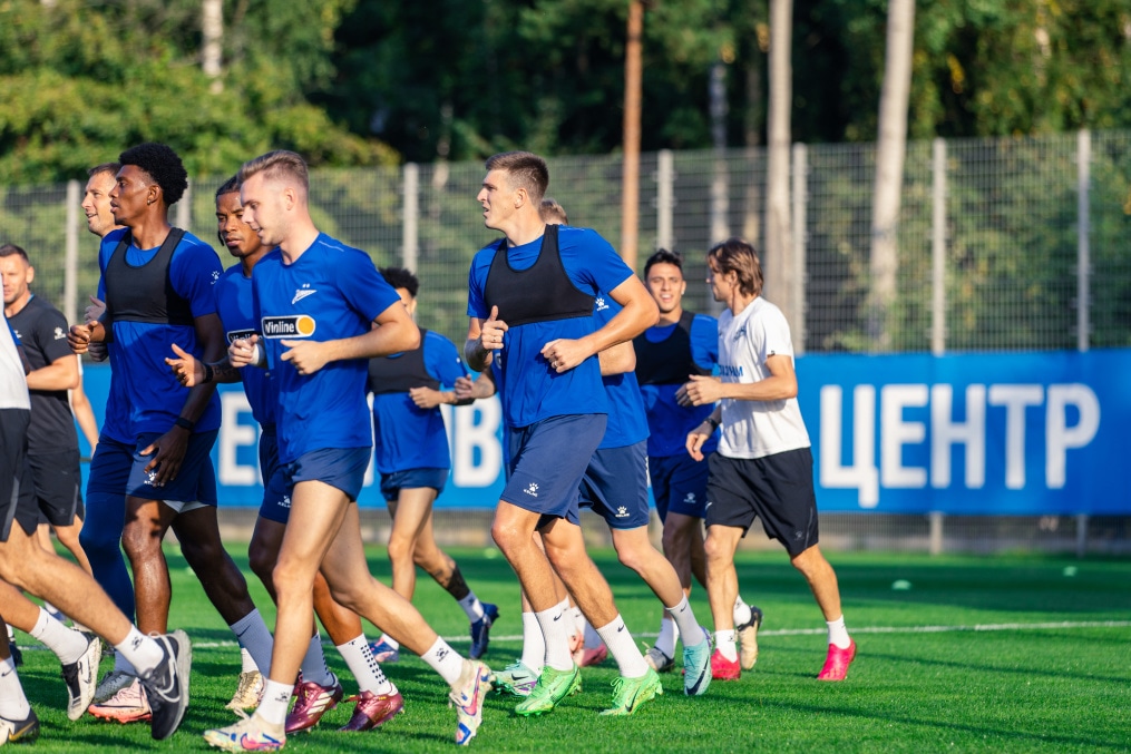 Александр Соболев в «Зените»: первая тренировка с командой