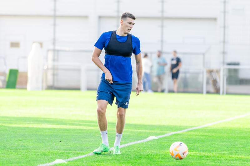 Александр Соболев в «Зените»: первая тренировка с командой