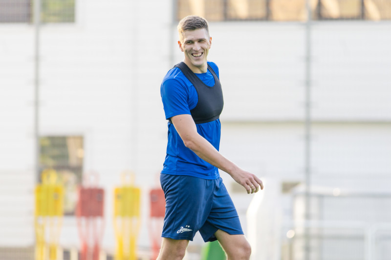 Александр Соболев в «Зените»: первая тренировка с командой