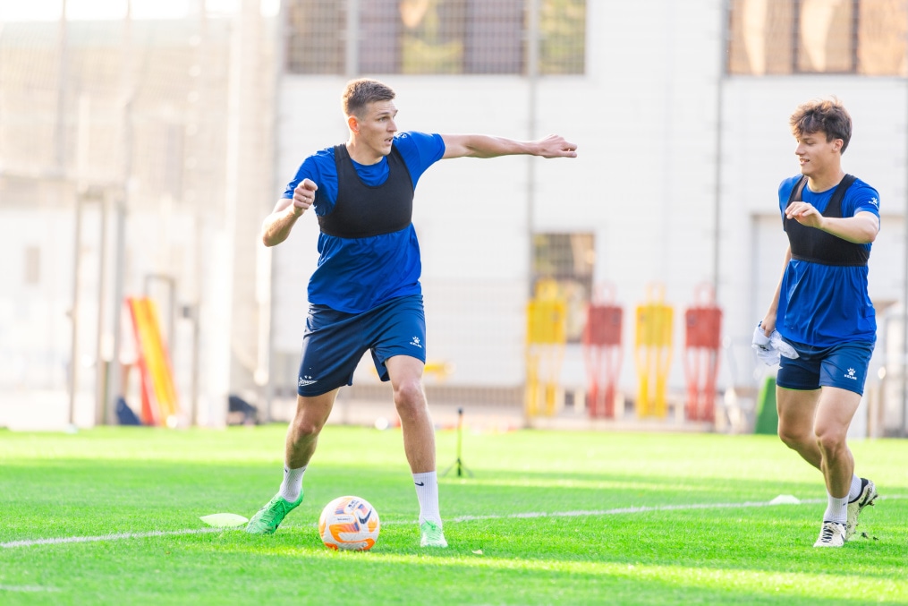 Александр Соболев в «Зените»: первая тренировка с командой