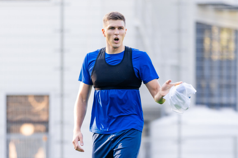 Александр Соболев в «Зените»: первая тренировка с командой