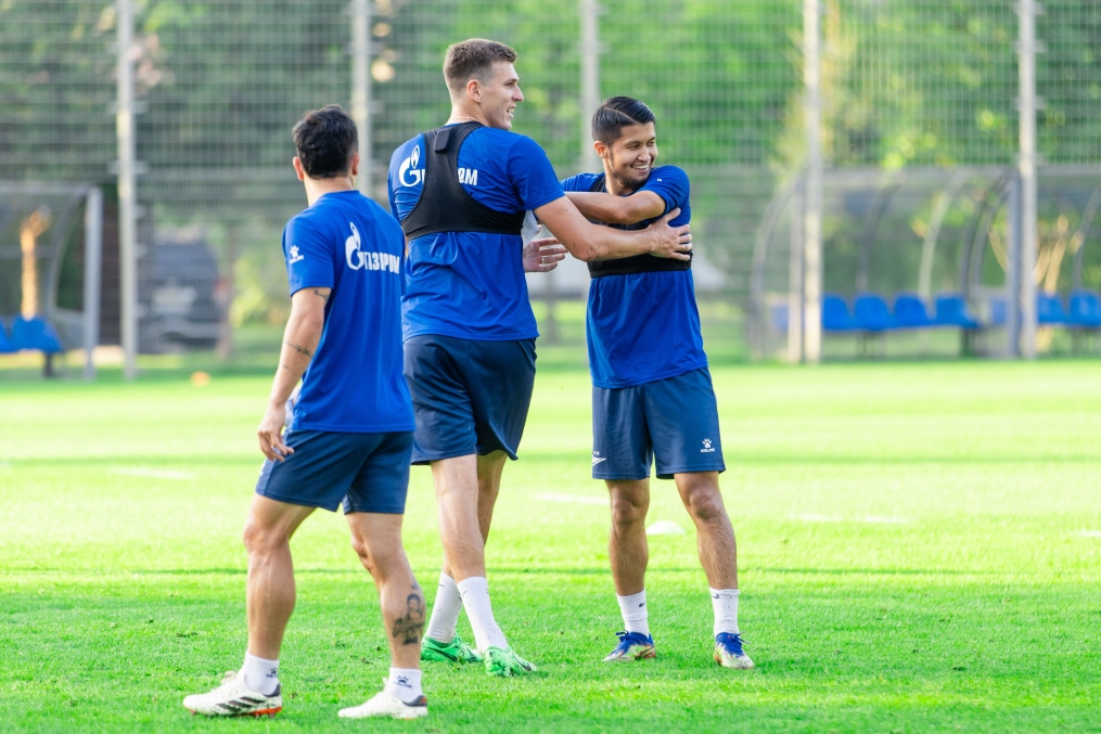 Александр Соболев в «Зените»: первая тренировка с командой