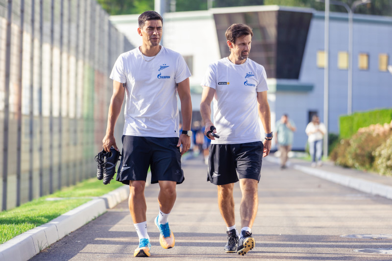 Александр Соболев в «Зените»: первая тренировка с командой