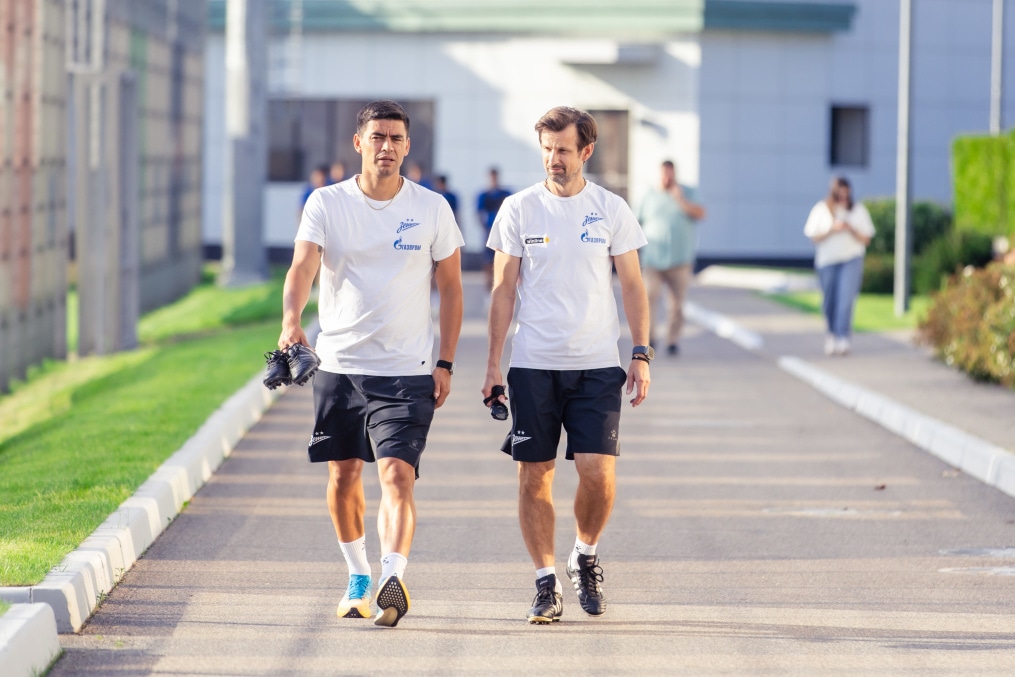 Александр Соболев в «Зените»: первая тренировка с командой