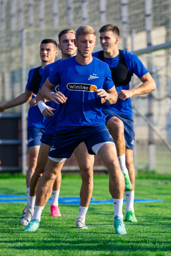 Александр Соболев в «Зените»: первая тренировка с командой