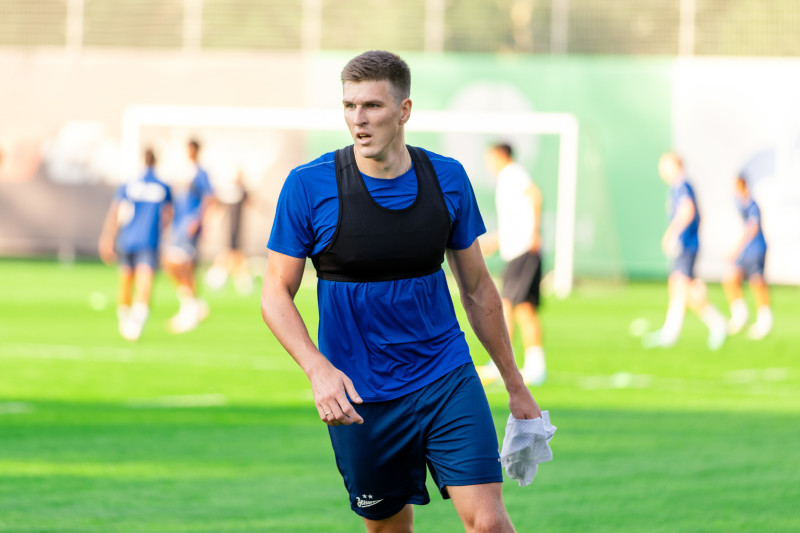 Александр Соболев в «Зените»: первая тренировка с командой