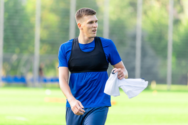 Александр Соболев в «Зените»: первая тренировка с командой