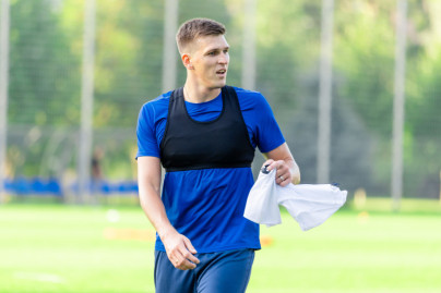 Александр Соболев в «Зените»: первая тренировка с командой