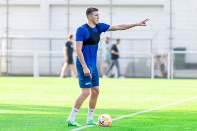 Александр Соболев в «Зените»: первая тренировка с командой