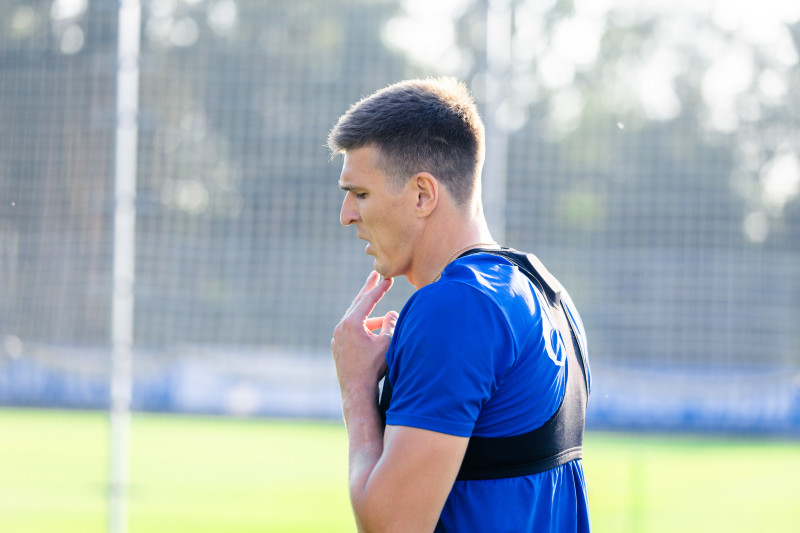 Александр Соболев в «Зените»: первая тренировка с командой