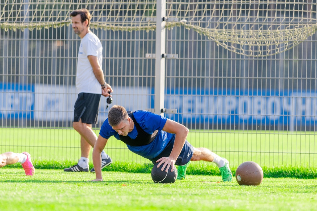 Александр Соболев в «Зените»: первая тренировка с командой