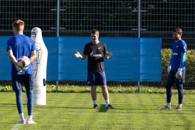 Тренировка «Зенит»-2 перед матчем с командой «Знамя Труда»