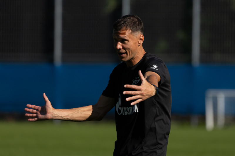 Тренировка «Зенит»-2 перед матчем с командой «Знамя Труда»