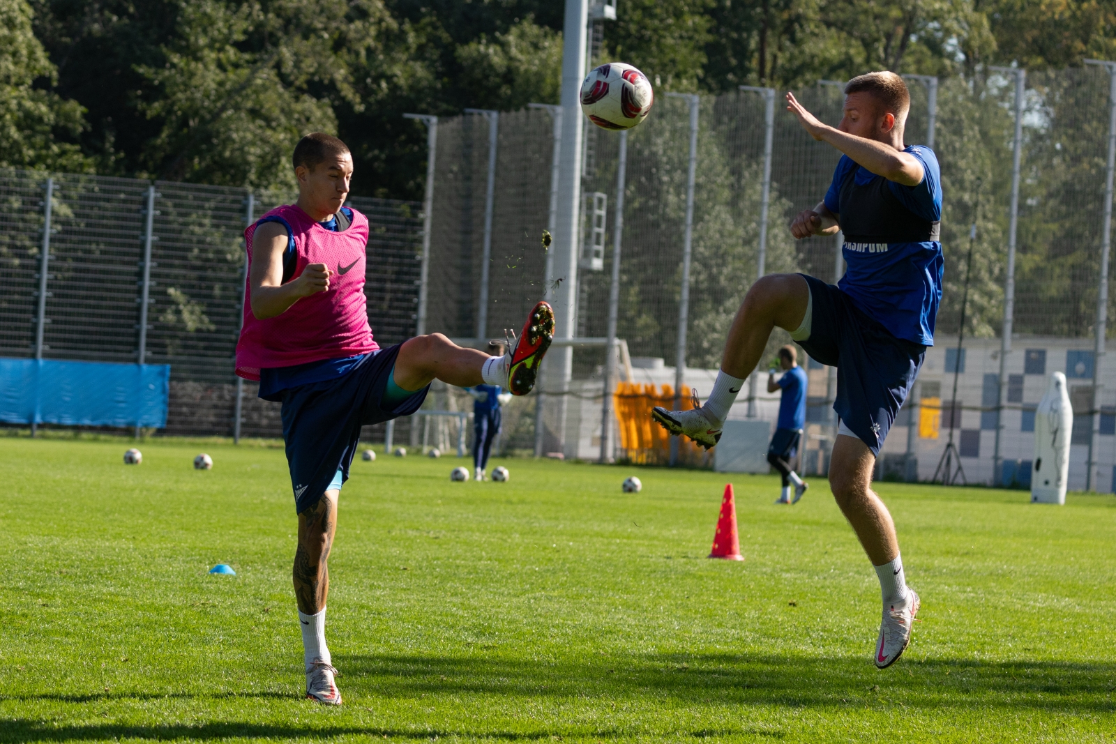 Тренировка «Зенит»-2 перед матчем с командой «Знамя Труда»
