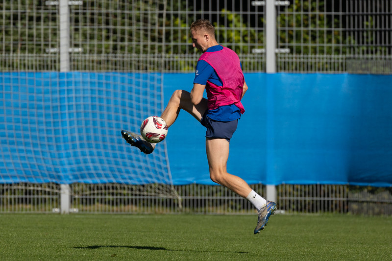 Тренировка «Зенит»-2 перед матчем с командой «Знамя Труда»