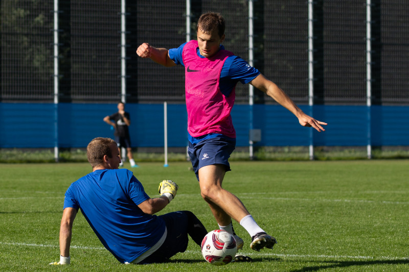 Тренировка «Зенит»-2 перед матчем с командой «Знамя Труда»