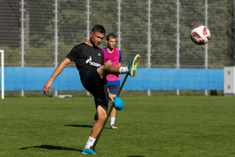 Тренировка «Зенит»-2 перед матчем с командой «Знамя Труда»