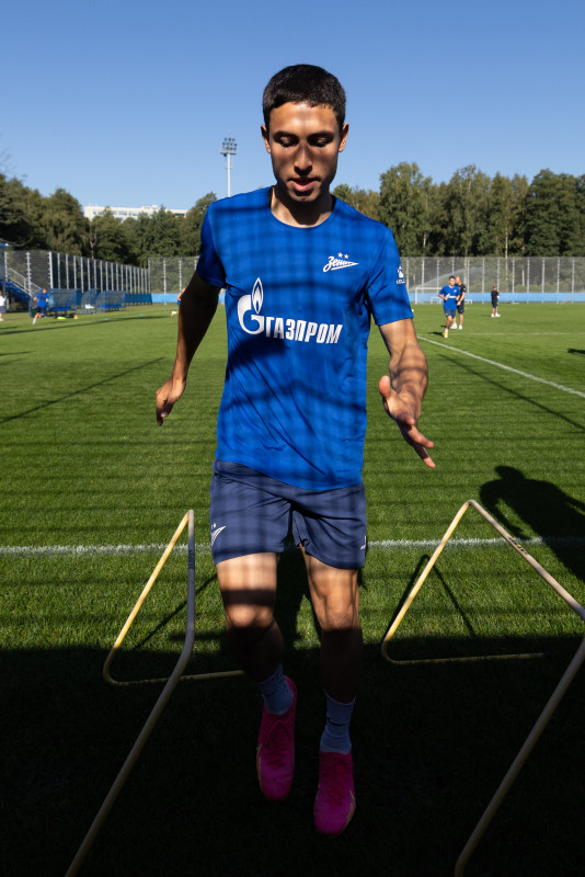 Тренировка «Зенит»-2 перед матчем с командой «Знамя Труда»